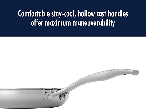 Vista 29 de HENCKELS Clad H3 - Sartén antiadherente de cerámica de inducción de 10 pulgadas con tapa, acero inoxidable, duradera y fácil de limpiar