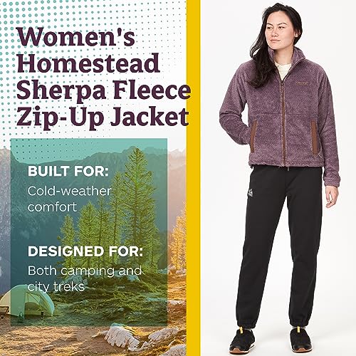 Image of MARMOT Women's Homestead Full-Zip Jacket - Blanket-Soft High-Pile Sherpa Fleece