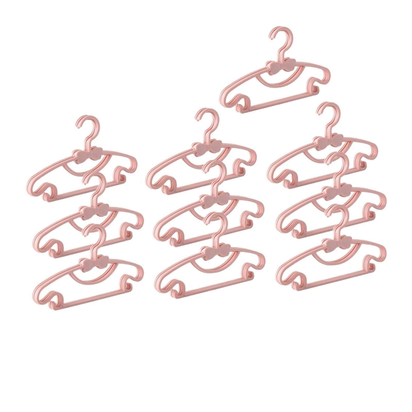 5/10/20/30/50pcs Of Hangers Clothing Closet Storage Hanger Racks(50pcs Pink)