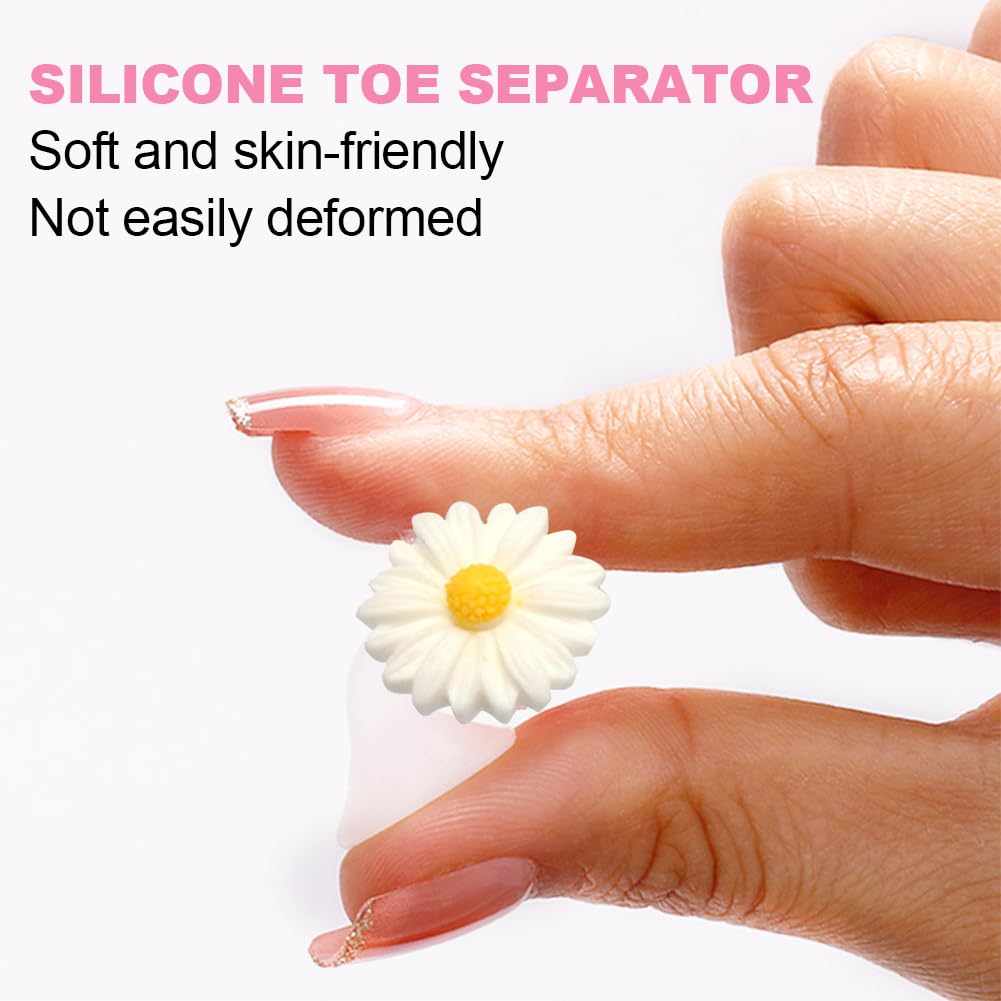 Rozdzielacz do paznokci, separator do manicure, separator do paznokci, 8 sztuk, separator do paznokci, pedicure, separator do paznokci, pedicure