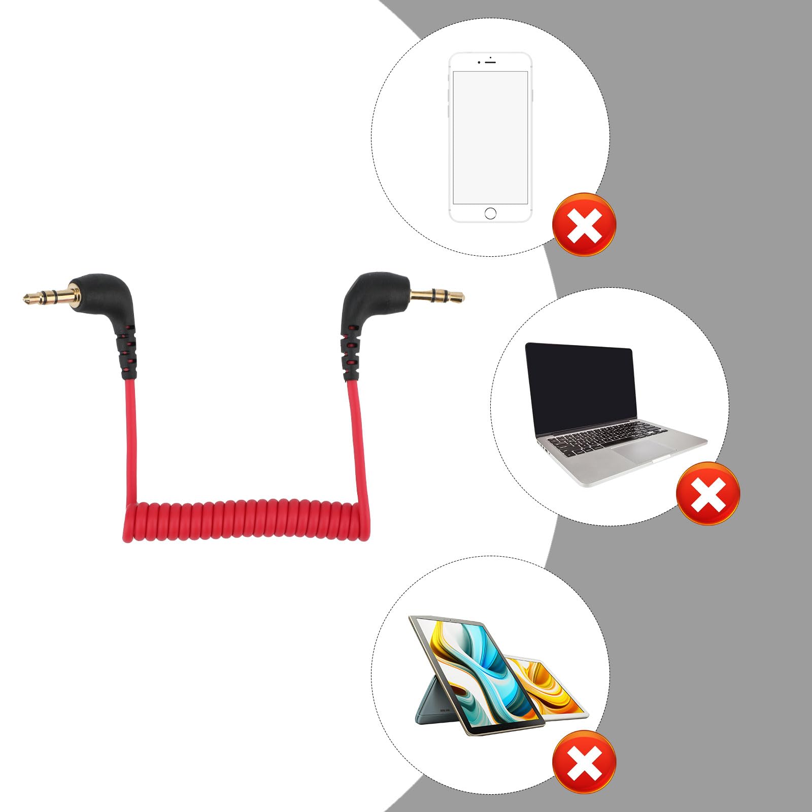 BTFO 2pcs 3.5mm Microphone Cable - Image 4