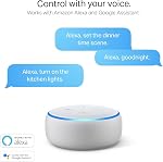 Kasa Smart Light Bulbs that Works with Alexa and Google Home, Dimmable Smart LED Bulb, A19, 9W, 800Lumens, Soft White(2700K), CRI≥90, WiFi 2.4Ghz only, No Hub Required, 4-Pack(KL110P4)