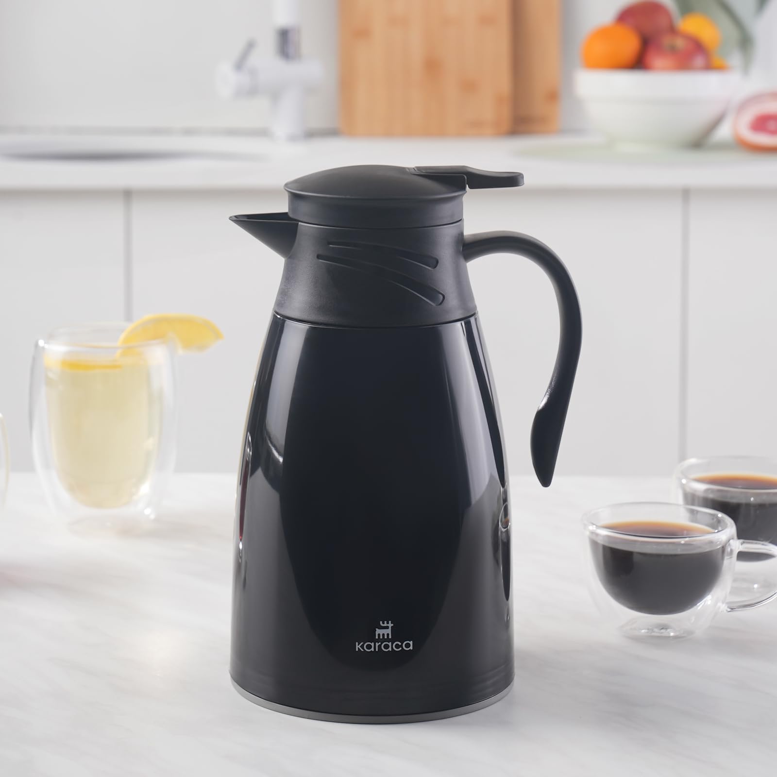 Blumtal Thermos 1l - Thermos Cafe Isotherme Sans BPA Avec Fermeture Quick Tip - Thermos Café Anti-fuite Pour Une Isolation De Longue Durée - Thermos Café - Isotherme Cafe - Thermos Café