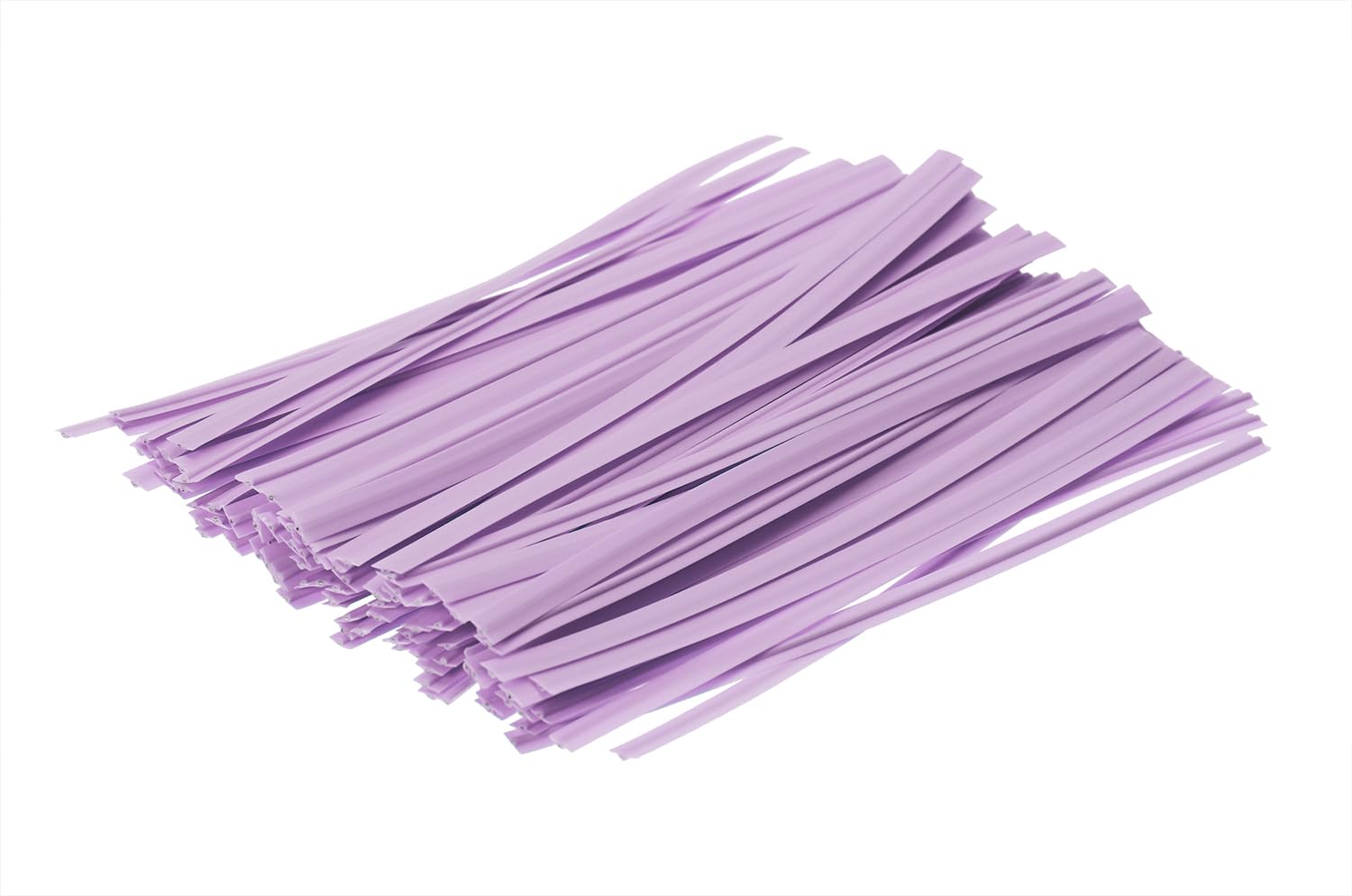 ONLYKXY 80pcs plastic Twist Ties Plant Ties Reusable Bread Twist Ties cake pop ties Cable Ties Candy Ties for Bags 4 Inch (Purple)