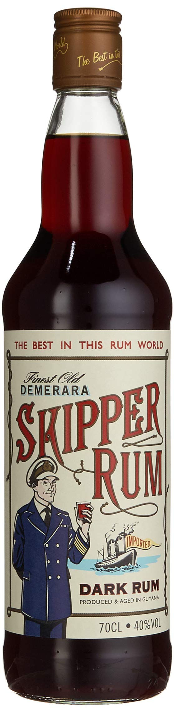 Skipper Rum Finest Old Demerara Dark (1 x 0.7 l)
