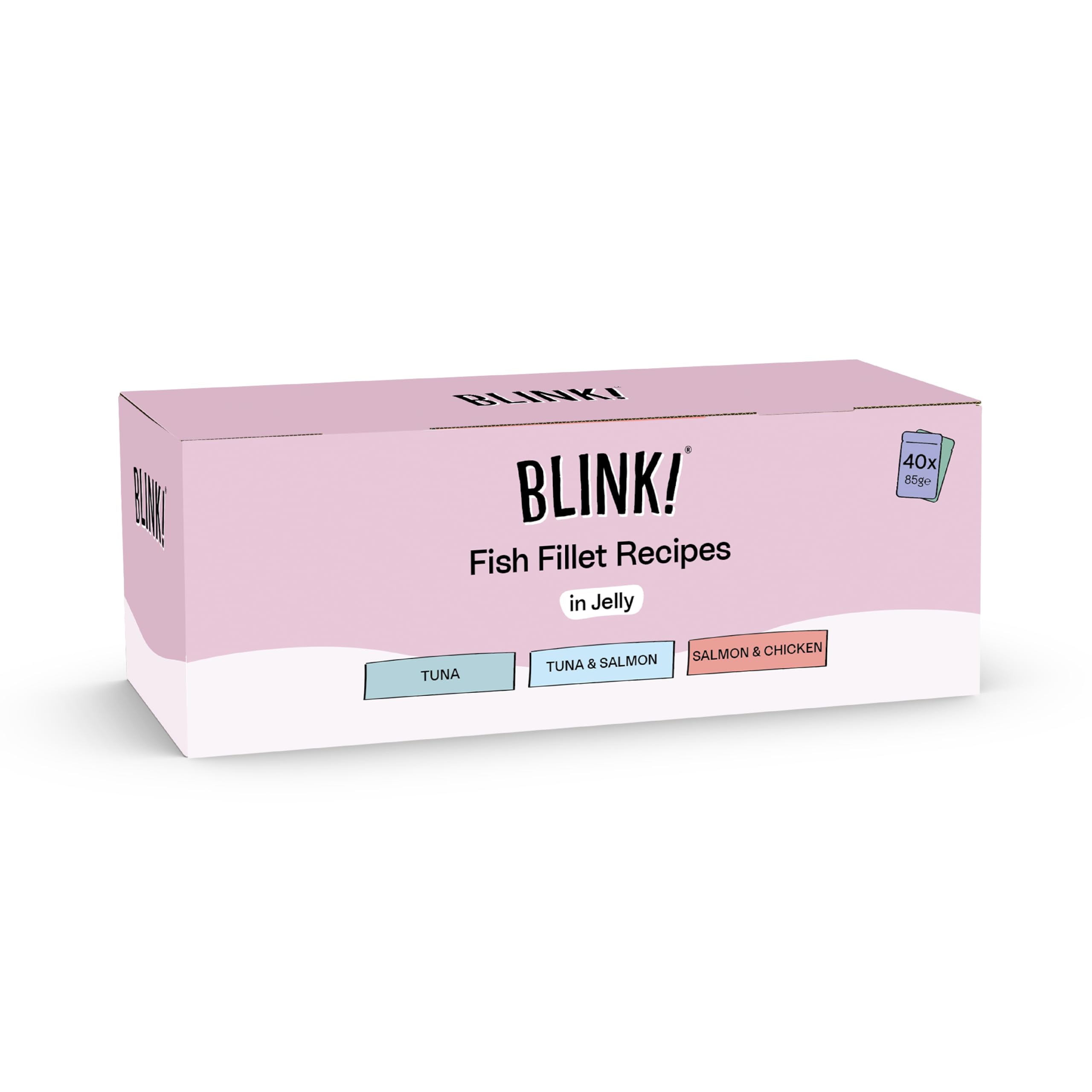 BLINK Blink! Adult Cat Wet Food Fish Selection In Jelly 40x85g