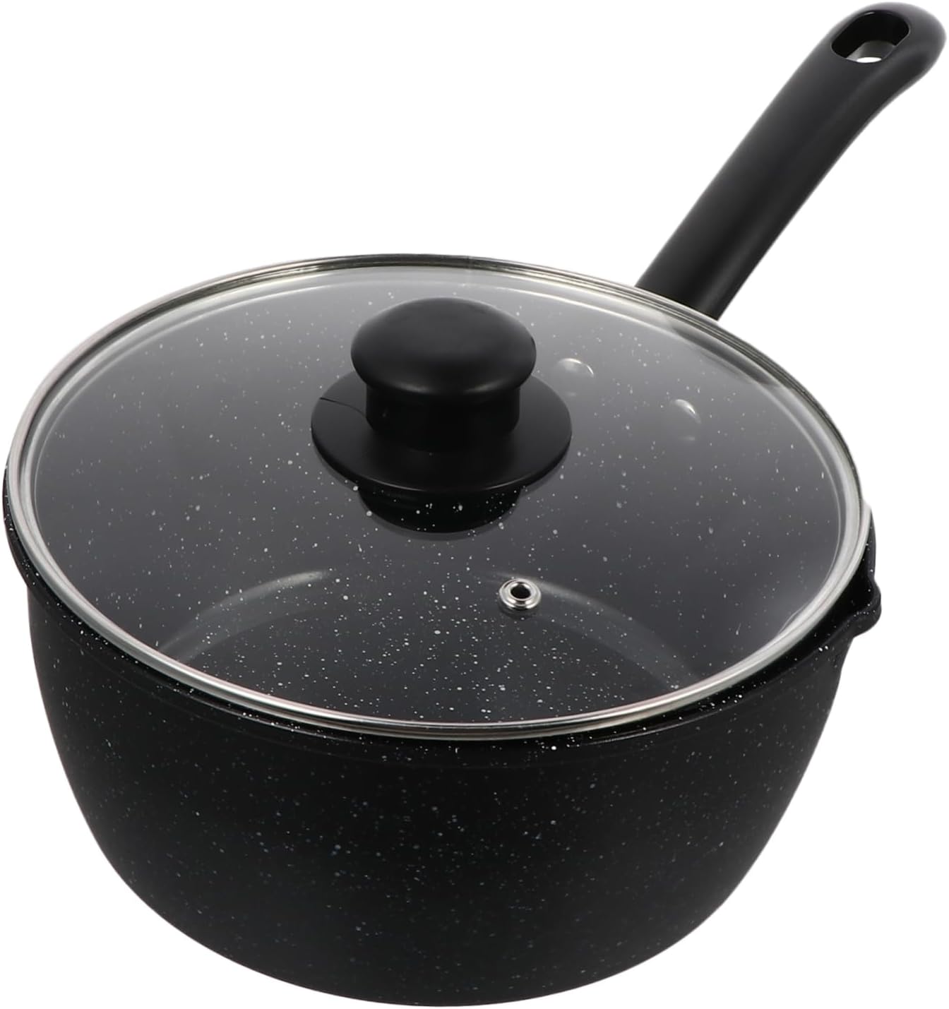 Nonstick Pan Lid Milk Cooking Pot Anodized Nonstick Saucepan Pot Spout