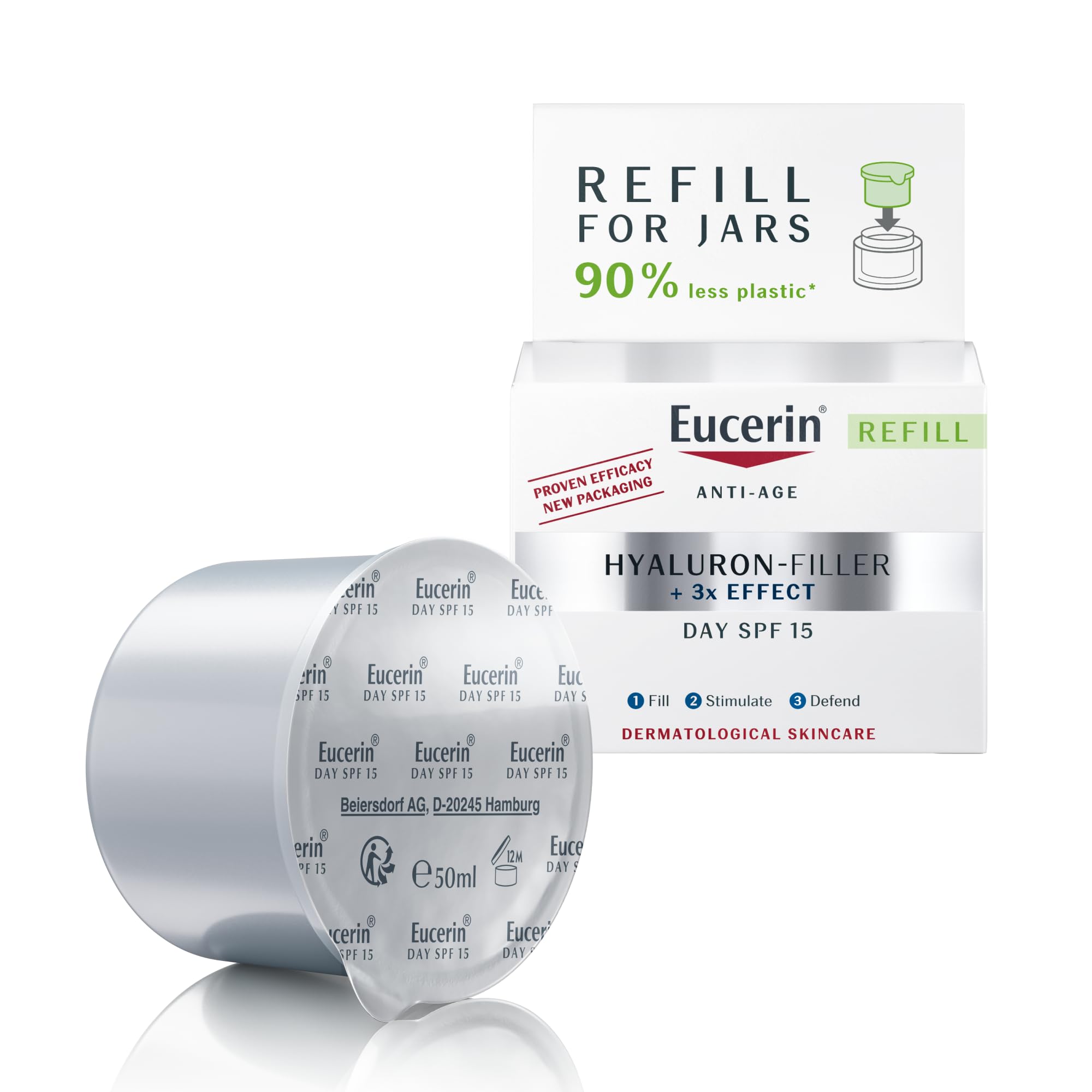 Eucerin Hyaluron-Filler Day Cream SPF 15 (Dry Skin) Refill 50ml
