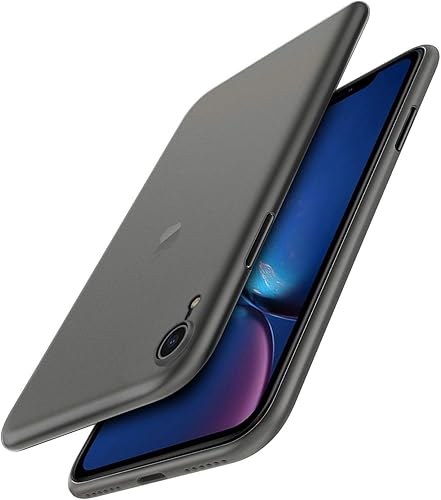 EasyAcc Custodia per iPhone XR Funziona Ricarica Wireless Ultra Sottile Solo 0 45 Anti Graffio Case Anti Impronte Protettiva Leggera Cover Compatibile con iPhone XR-Nero Semitrasparente EasyAcc Custodia per iPhone XR Funziona Ricarica Wireless Ultra Sottile Solo 0 45 Anti Graffio Case Anti Impronte Protettiva Leggera Cover Compatibile con iPhone XR-Nero Semitrasparente