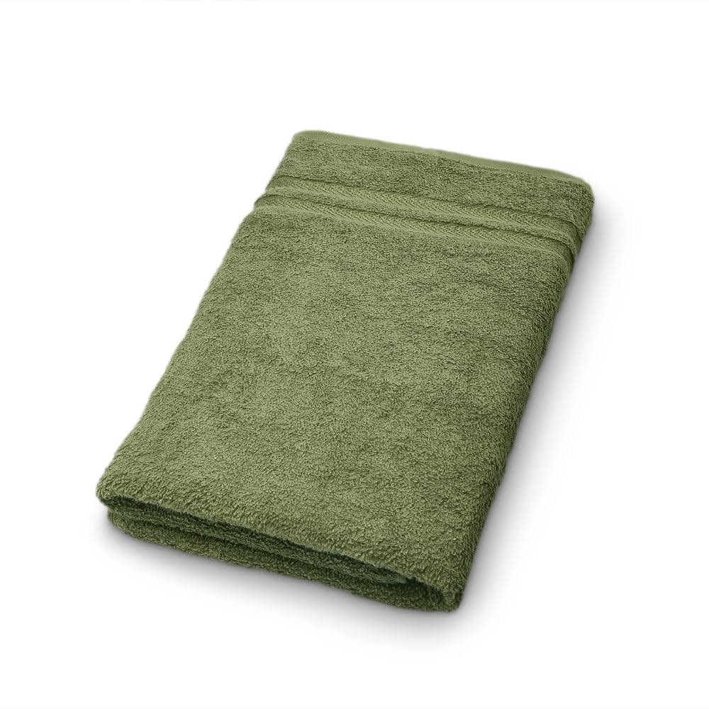 Welspun 100% Cotton Quik Dry Bath Towel | High Absorbency Super Soft, Fast Drying Towels for Bath | 380 GSM Large Size 1 Piece Bath Towel for Men and Women | Sized 70cm X 150cm Grey-image-48