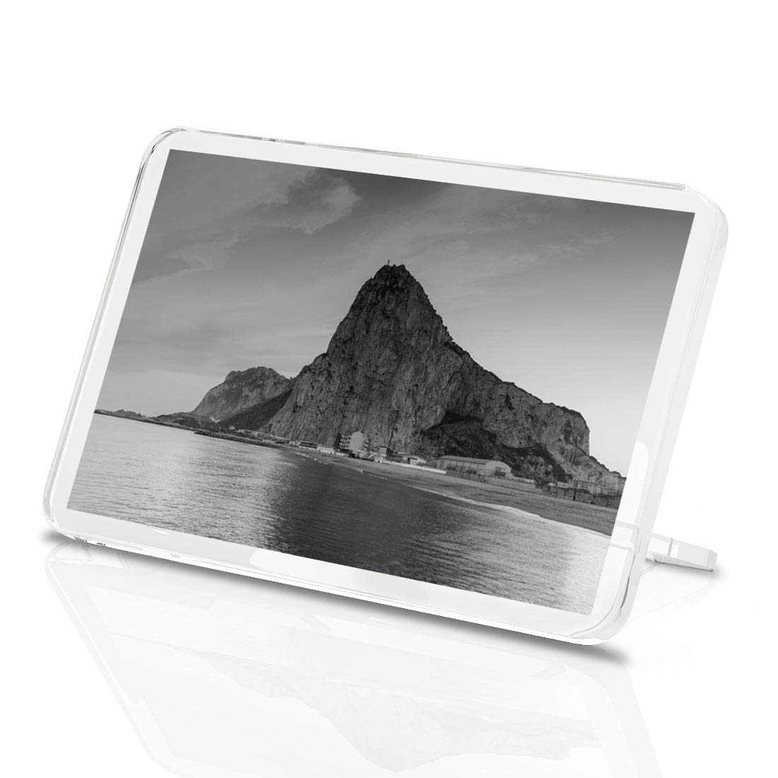 Destination Vinyl Ltd Multicolor 1 X Fridge Magnet - Rock Of Gibraltar Sunset Beach #35504