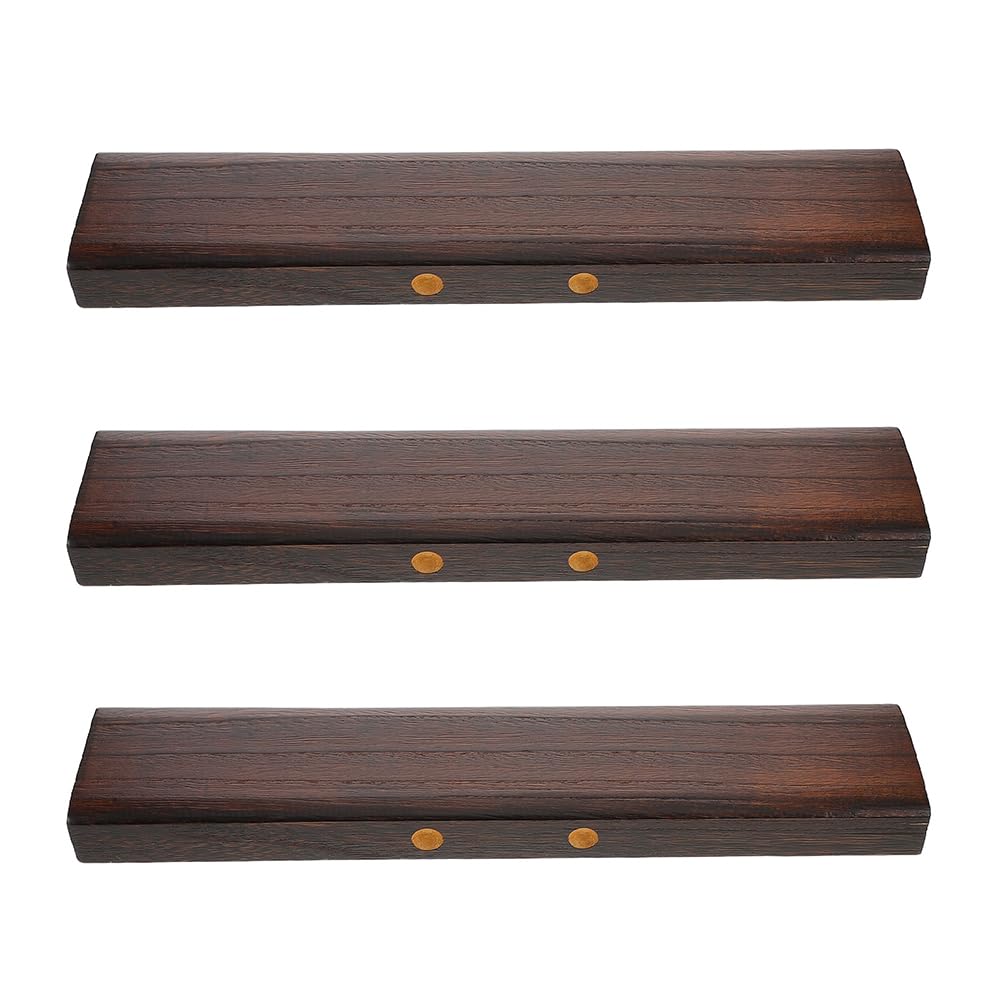 TOYANDONA Boîte de Rangement Pêche en Bois, 3 Pièces, Grosse Capacité