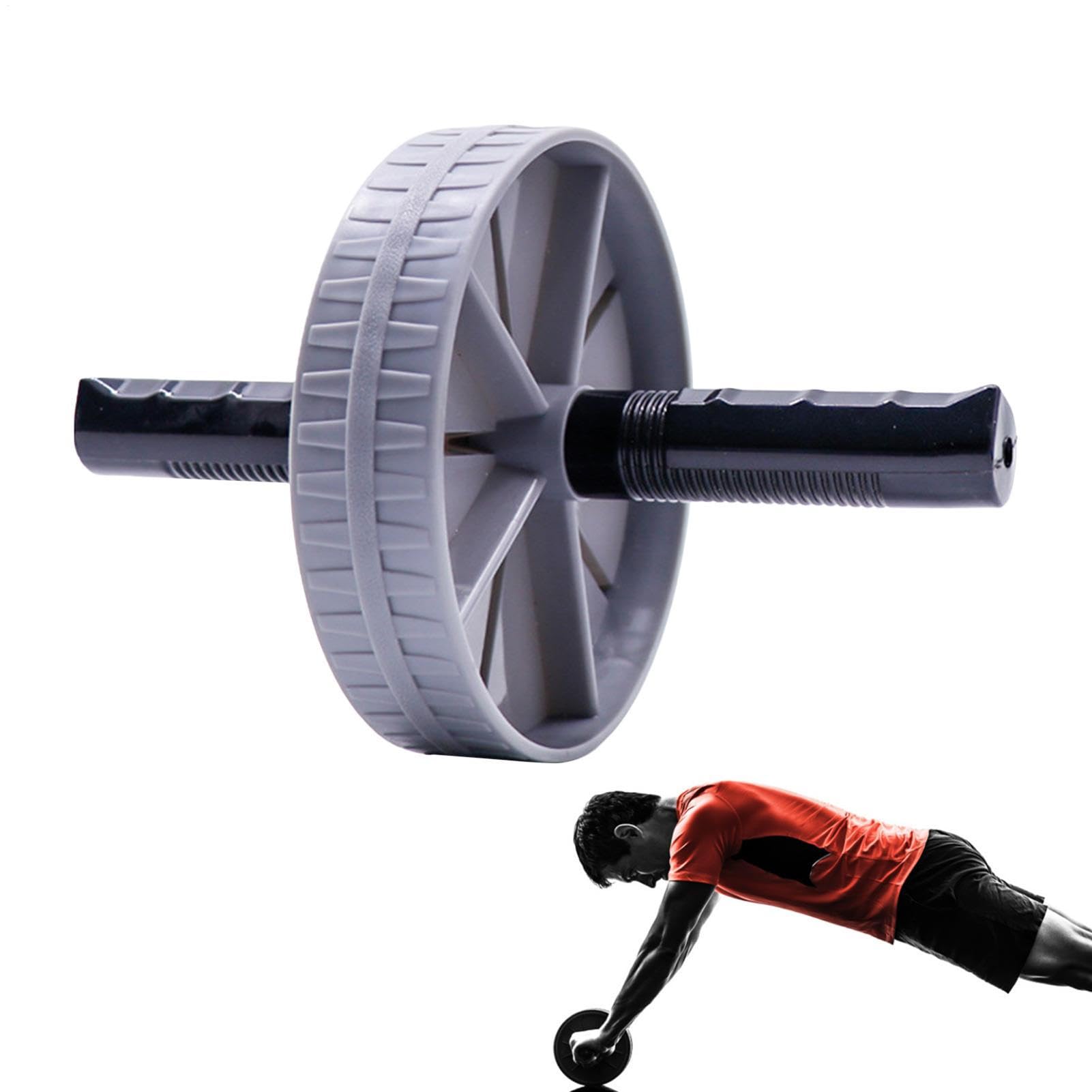 Generisch AB Roller, AB Exercise Wheel for ABS Workout - Sturdy Workout | Strength Training Equipment Training Roller Wheel for Beginners, Home and Gym Exercise