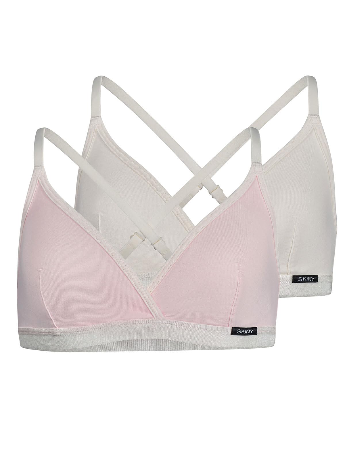 Skiny - Lot de 2 Brassières Cotton Elastic 030077 - Fille