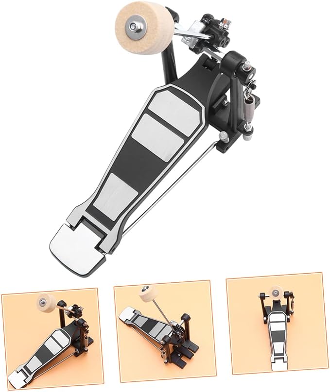 Pedal Simple para Bombo Accesorio Profesional de Batería miniatura 7