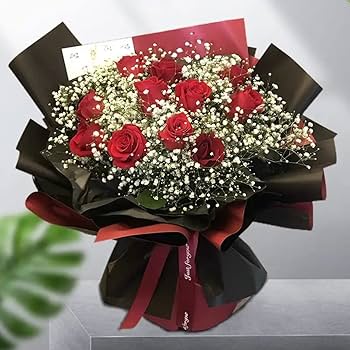 Amazon.co.jp: XICHEN 20枚/両面カラーフラワーラッピング