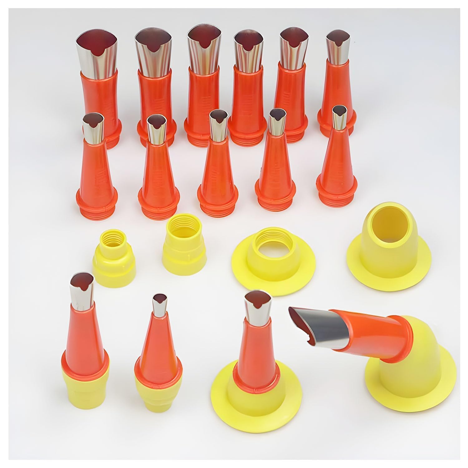 31 Pezzi Ugelli per Calafataggio in Silicone, Kit Beccucci per Cartuccia Silicone