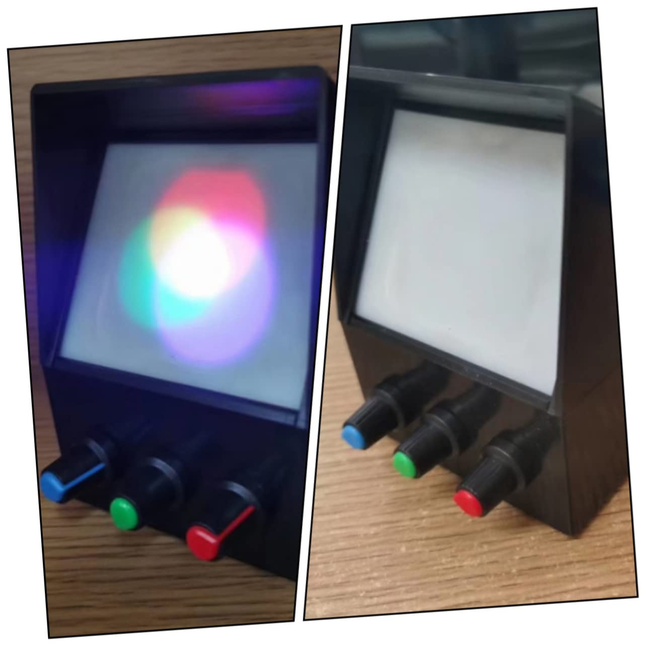 SOLUSTRE 1pc Three Primary Color Light Sources Demonstrator for Optics Experiment Educational Teaching Instruments for Physics Science Experiments and Demonstrations - Image 3