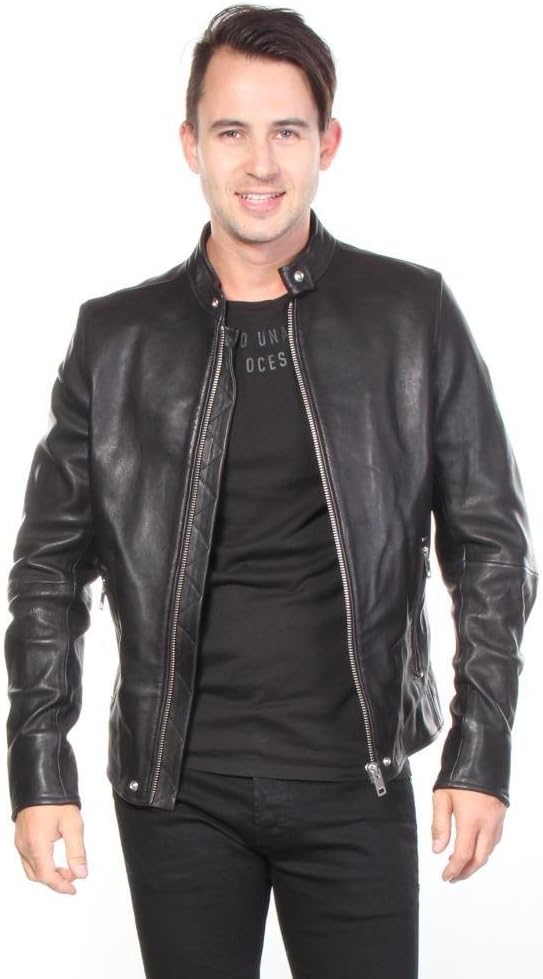 Diesel L-Roshi Leather Jackets 2XL Men