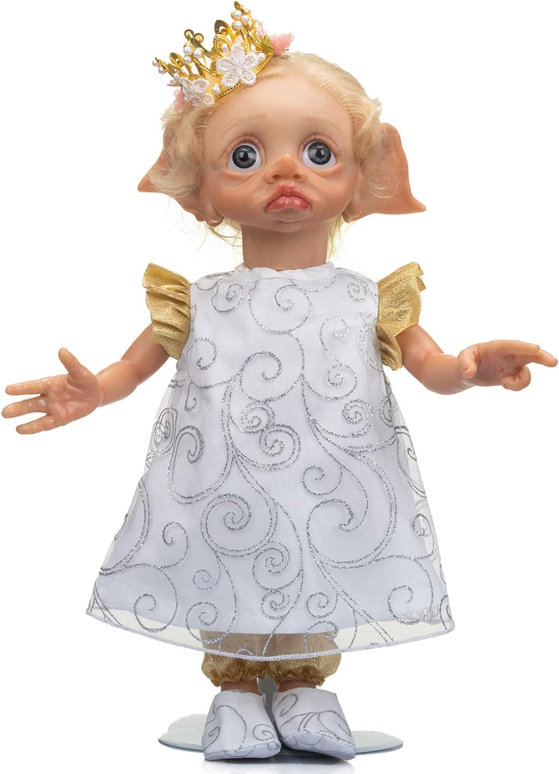 YIHANGG 42cm Elf Reborn Baby Doll Fairy Toddler 17inch Monster Fantasy Doll Art Collectible Child Birthday Christmas Halloween Gifts