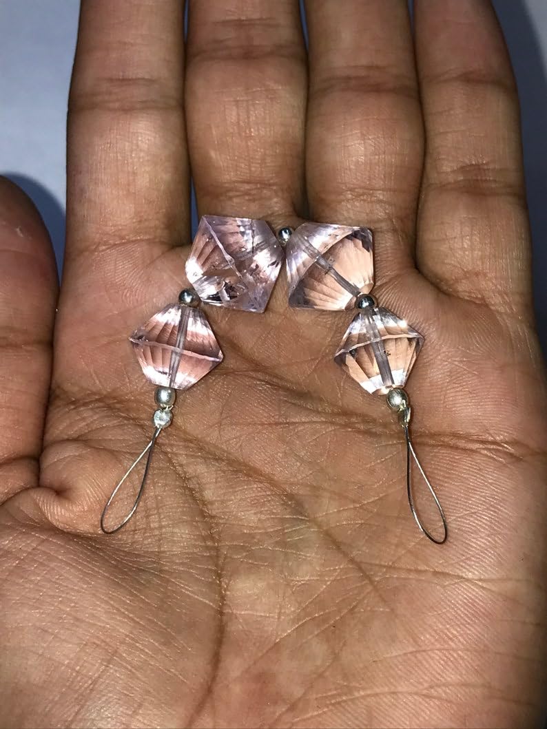 Améthyste naturelle facettée : perles de luxe pour création de bijoux uniques