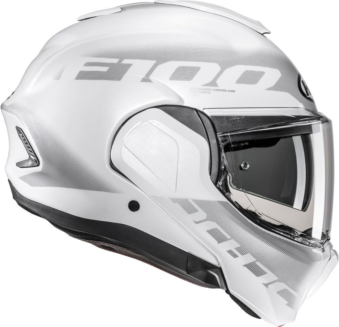 HJC, Casco Moto Modulare F100 HETAL MC10, L