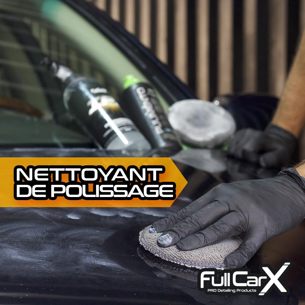 FULLCARX IPA 750ml Alcool Isopropylique 100% Préparateur de Carrosserie, Nettoyant Dégraissant, Élimine les Restes de Polissage Saleté Cires Adhésifs, Produit Nettoyage Detailing Professionnel