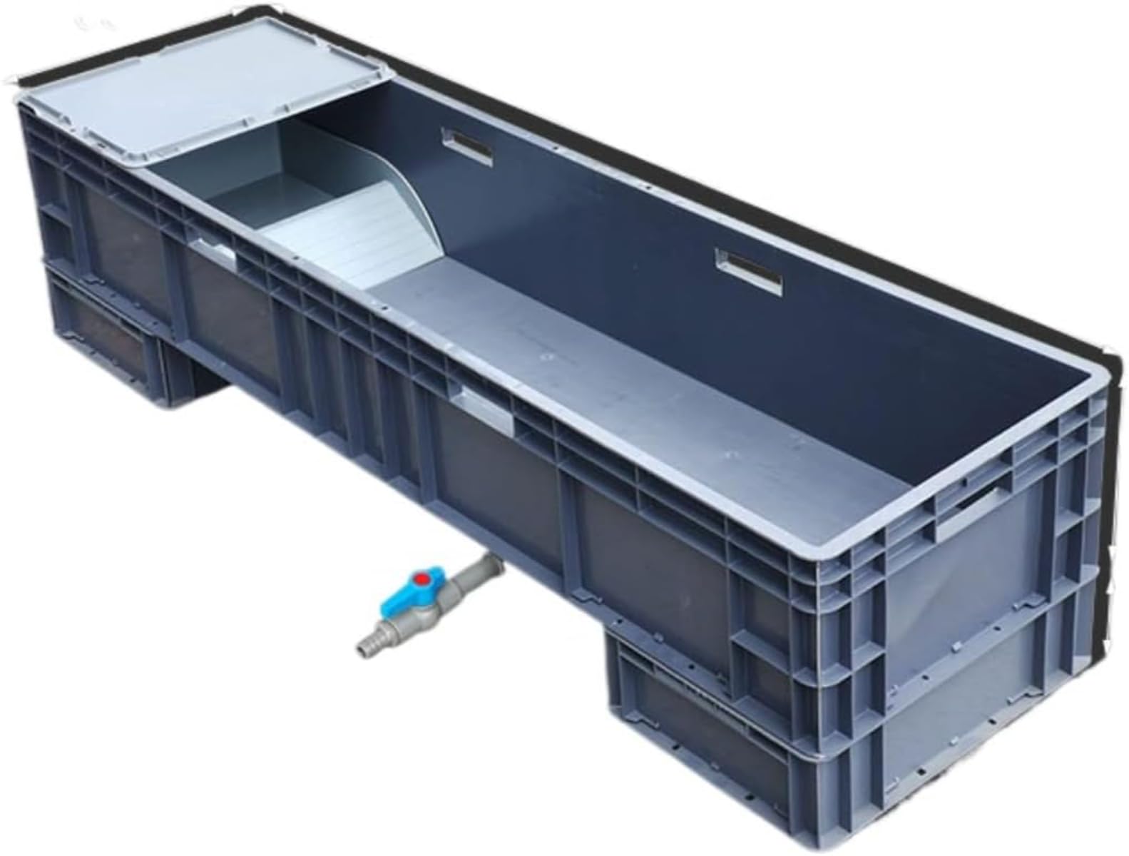 Amazon | 【FanNii】亀飼育用水槽 大型プラスチック水槽 大型カメ飼育