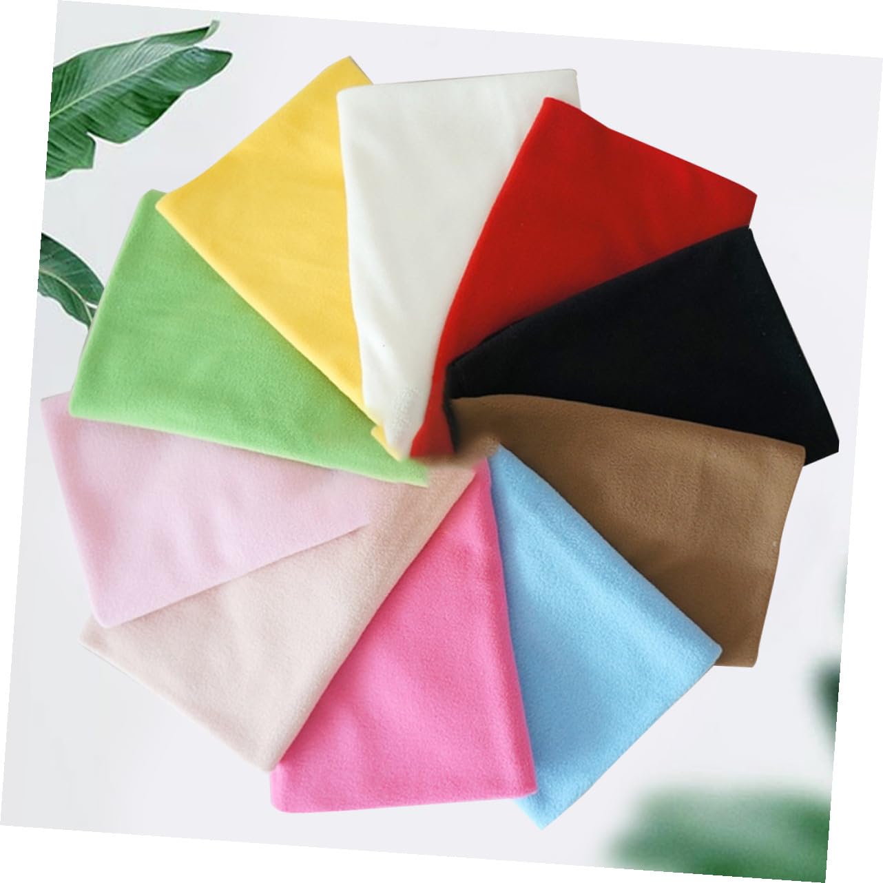 Tessuto in Pile Fai da Te 10 Pezzi, Patchwork Artigianale