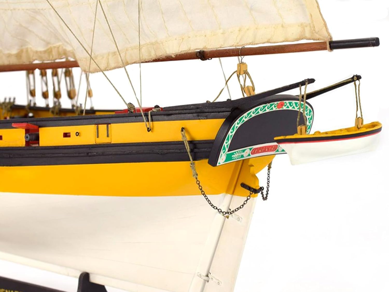 Artesanía Latina - Modellino di Nave in Legno - Cutter Corsaro Francese, Le Renard - Modello 22401, Scala 1:50 - Modellino da Assemblare - Livello Medio