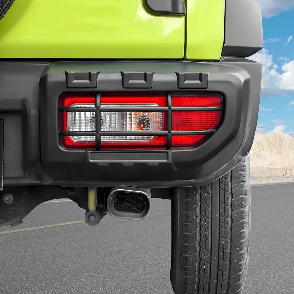 Modanature fari posteriori 2 Pezzi Di Protezione Per Fanali Posteriori Auto Fendinebbia Per Suzuki Per Jimny JB64 JB74 2019 2020 2021 2022 2023 2024 Accessori Esterni Cofano lampada