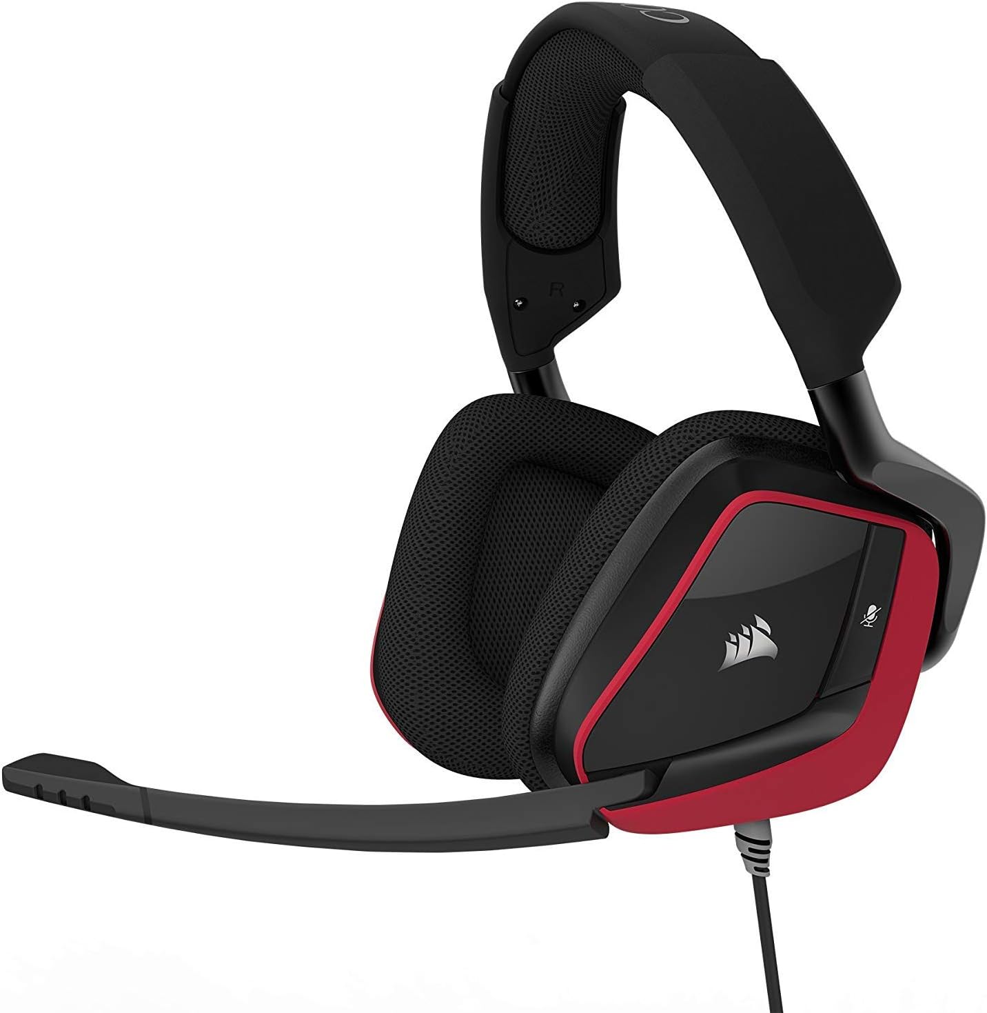 Corsair Void Pro Surround Gaming Headset - Dolby 7.1 Surround Sound Headphones for PC - Works with Xbox One, PS4, Nintendo Switch, iOS and Android - Red