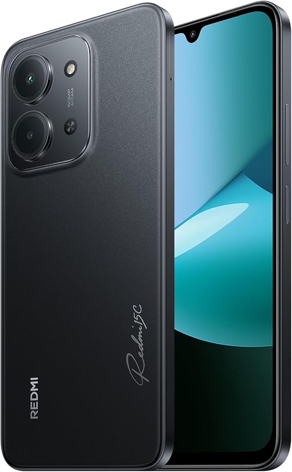 XIAOMI Redmi 15C Smartphone from 4 + 256 GB Black Midnight Screen of 6.9 Inch 120 Hz MediaTek Helio G81-Ultr Camera from 50MP 6000 mAh No Chargers Included