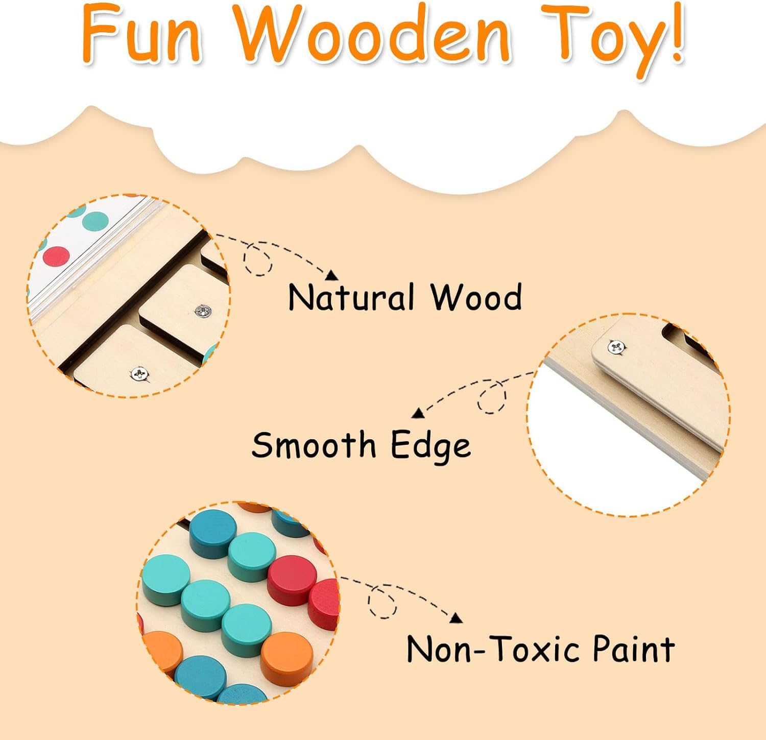 Puzzle En Bois Montessori 3D Avec Lettres Arabes Pour Enfant En Bas âge