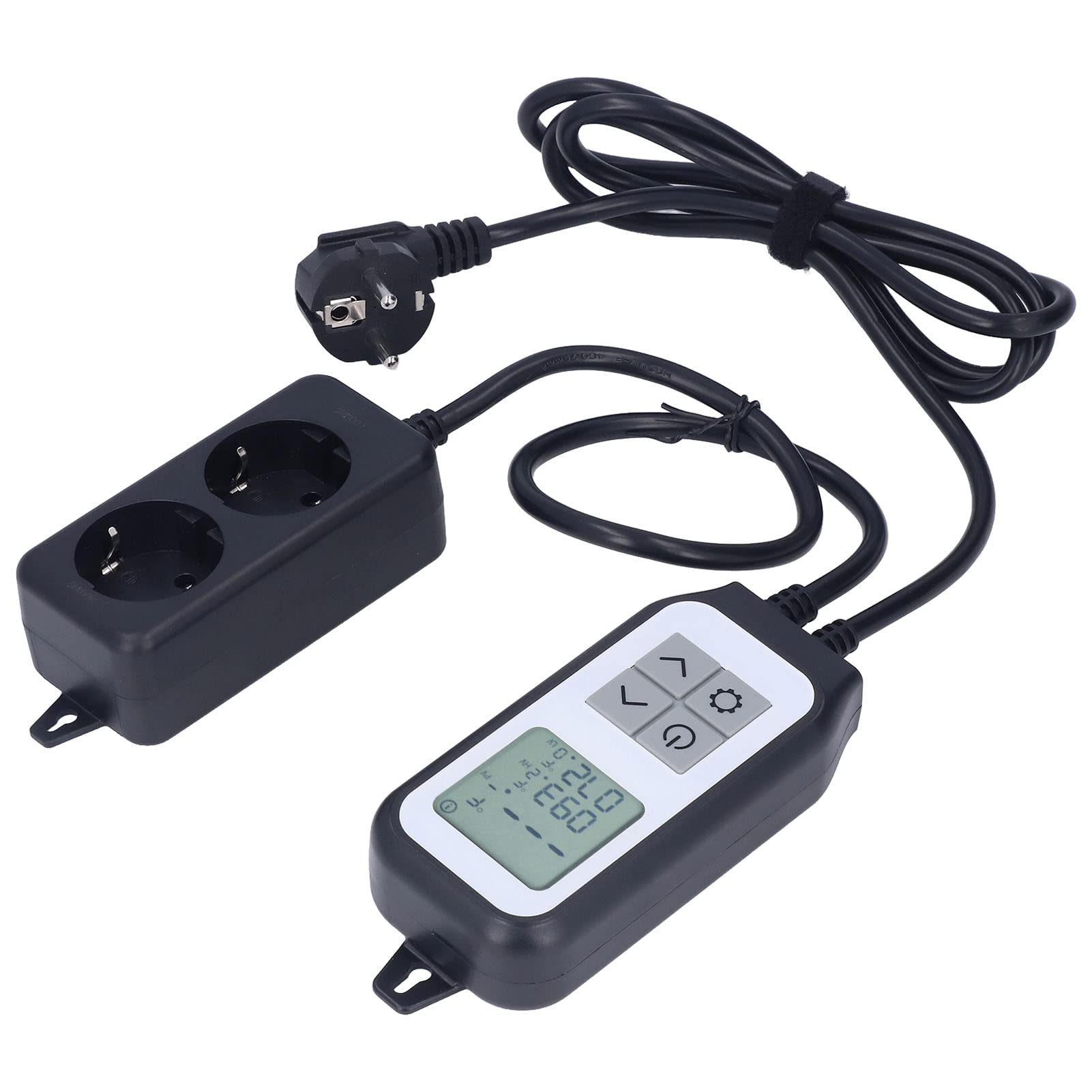 Hyuduo Controlador de Temperatura WiFi APP Control Remoto Termostato Digital 16A AC Termostato de Invernadero para Elaboración de Cerveza Casera Fermentación Eclosión y Germinación