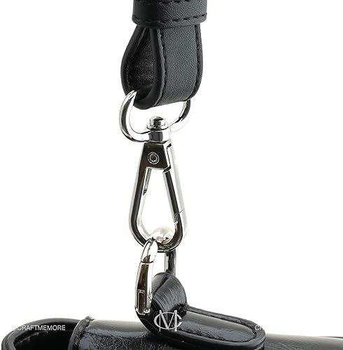 Miniatura 4 de CRAFTMEMORE Broches de langosta giratorios con gancho a presión, clips de moda, FS10, paquete de 10 unidades (plata, 1-12 pulgadas)