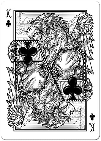 Albino Dragon The White Rabbit Playing Cards