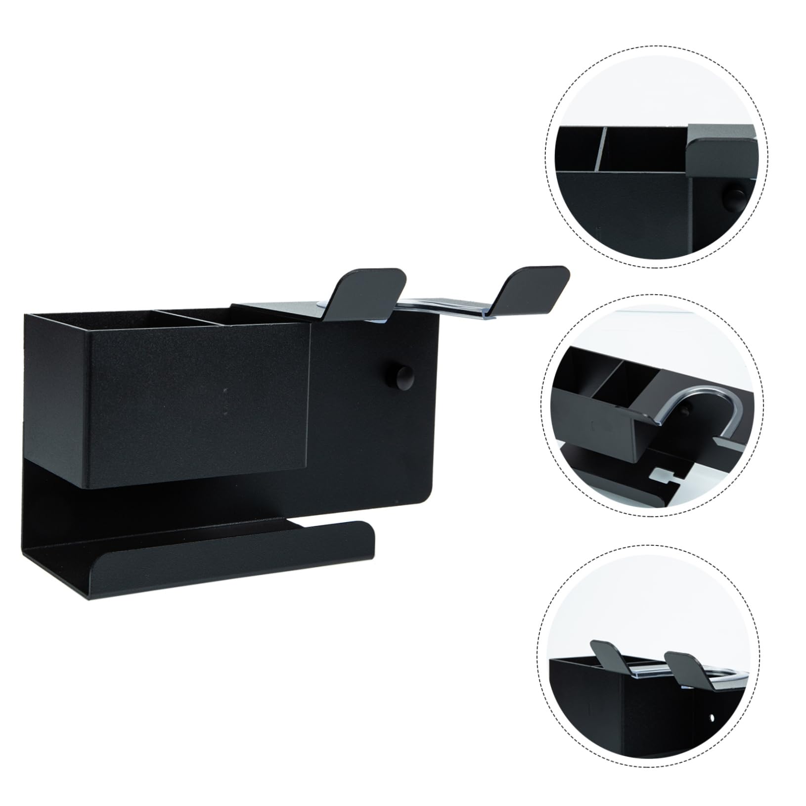 Haartrockner-Halter-Ständer, Haartrockner- und Glätteisen-Halter, 1 Set Haartrockner-Rack, Schönheits-Haargeräte-Halter, Haargebläse-Organizer, Haar-Werkzeug-Organizer, Lockenwickler-Organizer, Fön fo