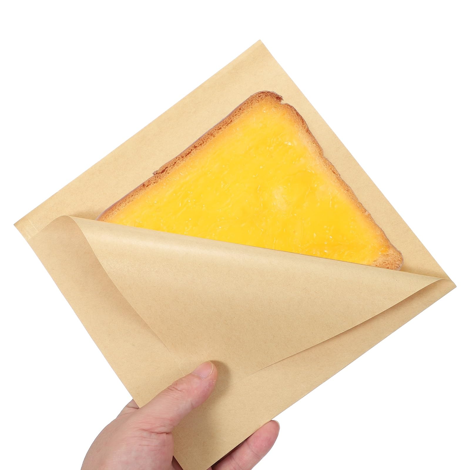 Sacs à pâtisserie anti-tache en papier kraft sulfurisé pour sandwich propre