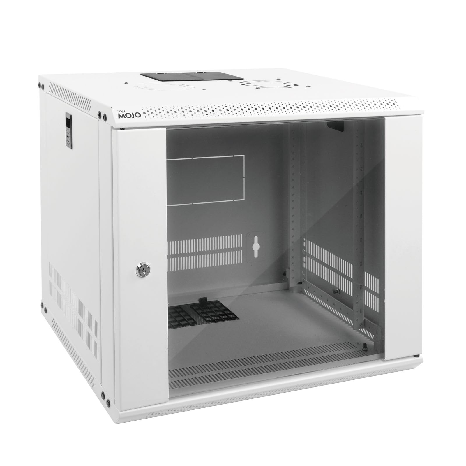 WALLHACK ホワイト Amazon.com: Tecmojo 9U Wall Mount Rack Network Cabinet for