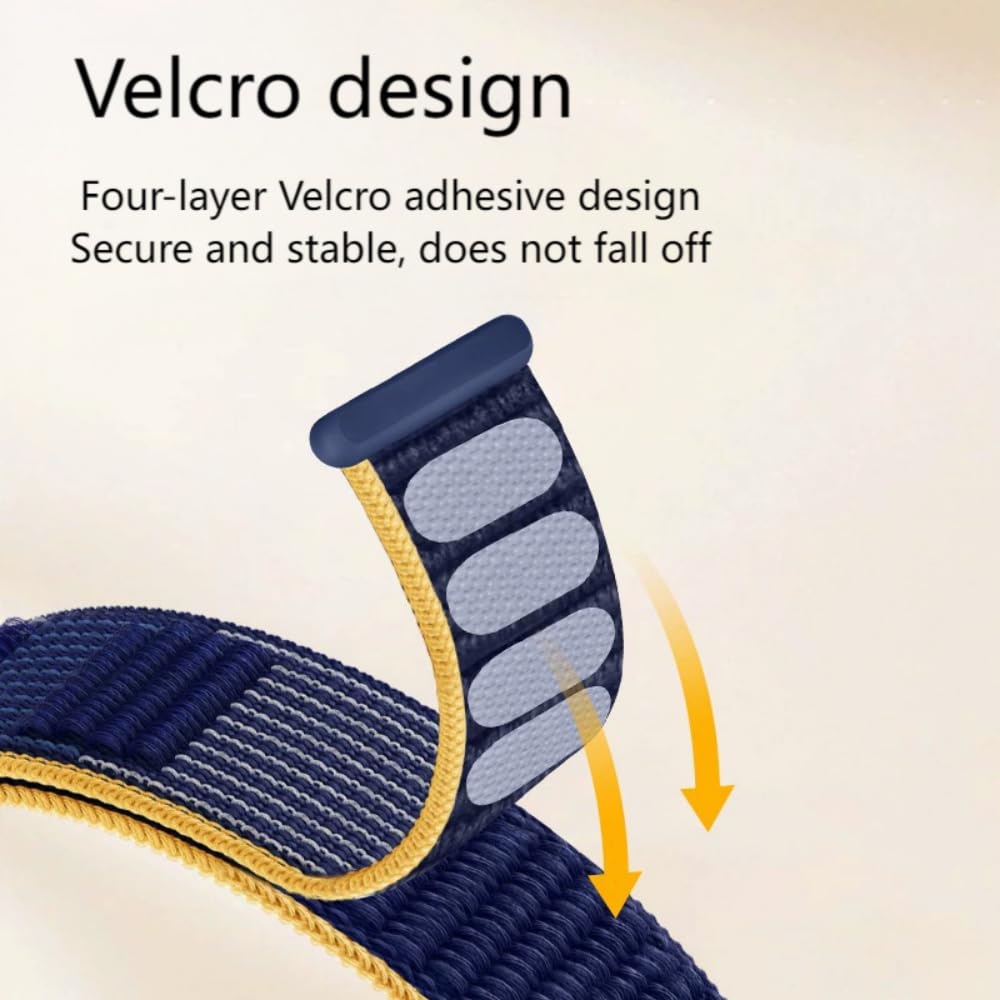 Bransoletka kompatybilna z Xiaomi Mi Smart Band 8 Pro / 9 Pro / Redmi Watch 4 / Watch 5, regulowany pasek do zegarka, miękki nylonowy pasek zapasowy dla kobiet i mężczyzn