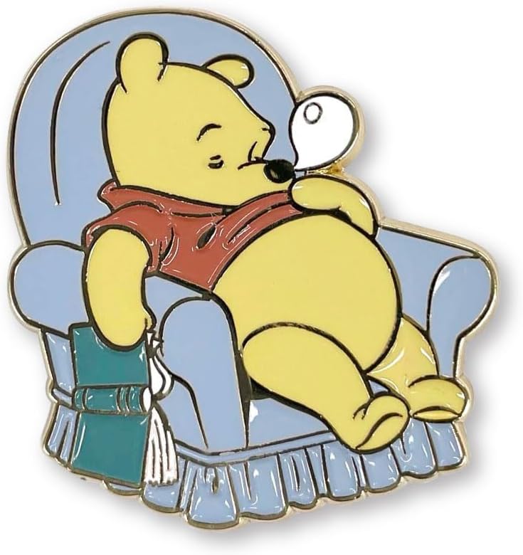 海外ディズニーピンバッジ　プーさん　オウル くまのプーさん - プーさん ピンバッジ ハニーハント