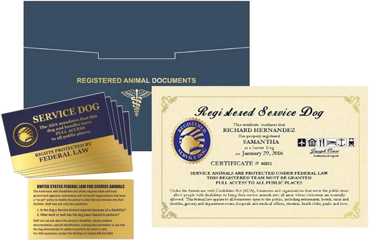 Official Registered Service Dog