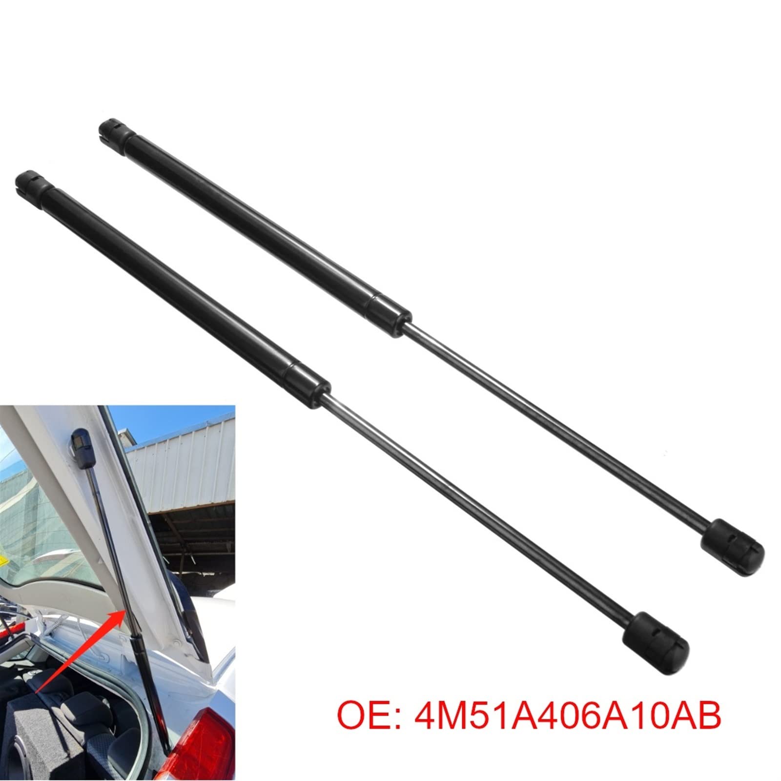 Muelle Neumatico Porton Trasero Twilight Garage Par De Amortiguadores De Gas Para Maletero Trasero 4M51A406A10AB Para Focus MK2 Hatchback 2005-2010 Amortiguador Maletero Ford Focus