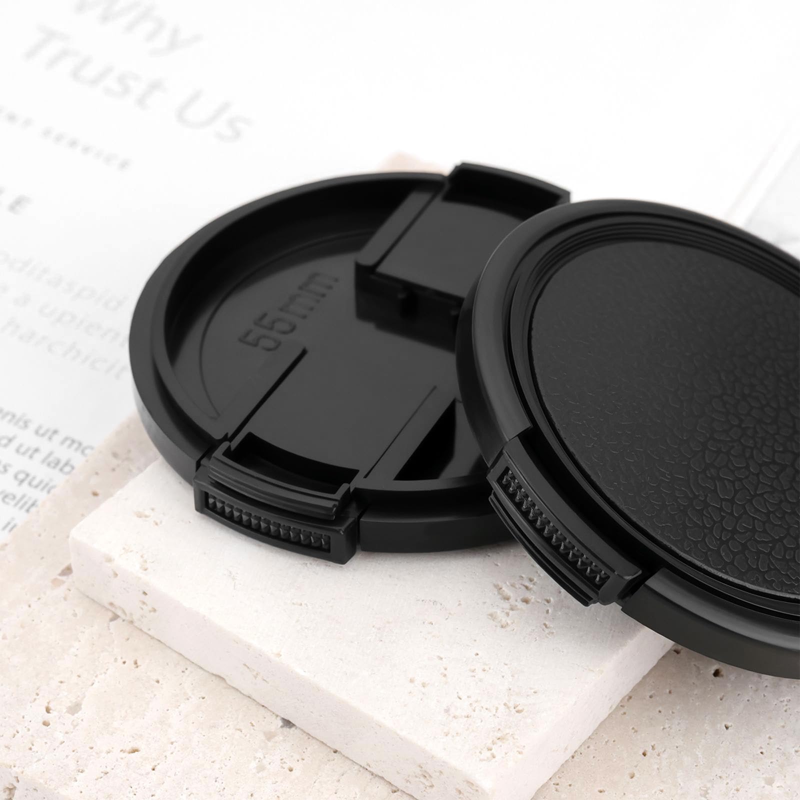 Amazon | OTOTEC 2個 55mm レンズキャップ 55mm サイドピンチレンズ