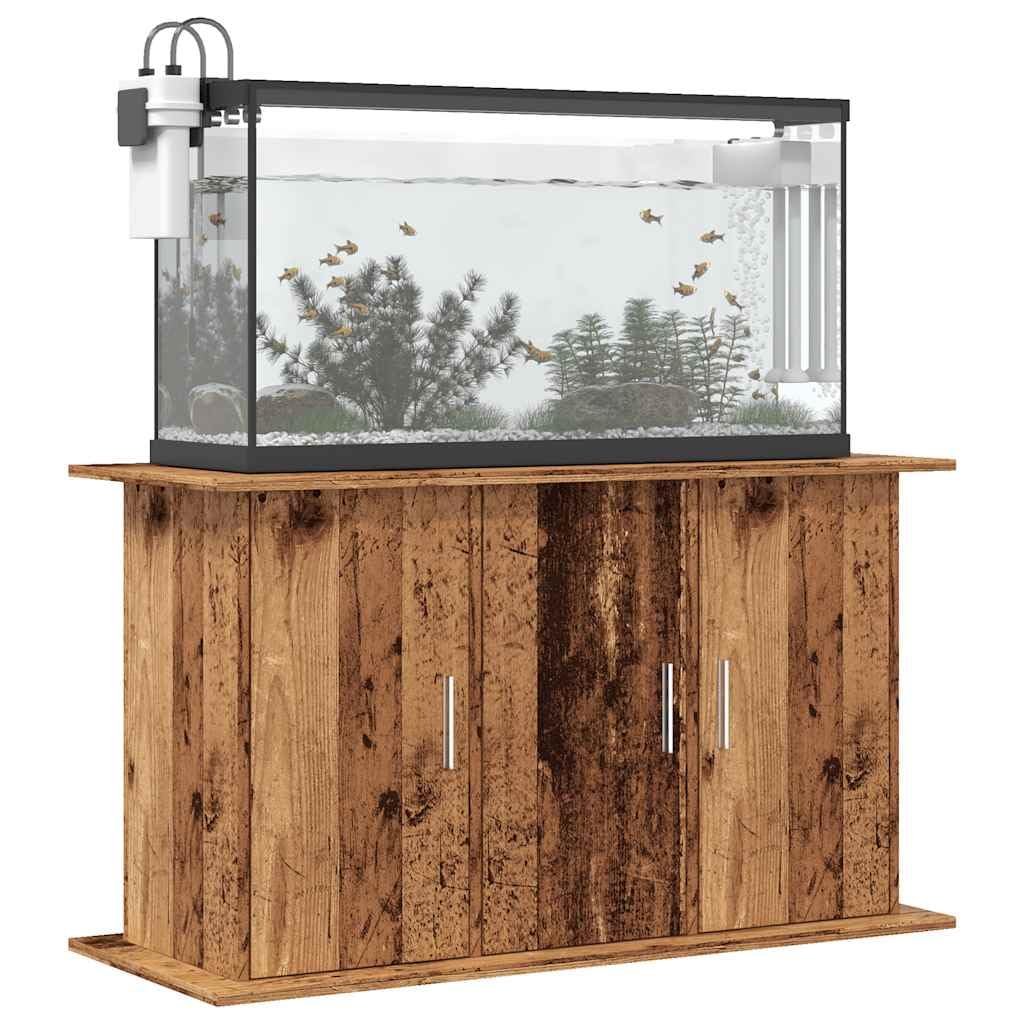 vidaXL Aquariumständer Altholz-Optik 101x41x58 cm Holzwerkstoff, Aquarienschrank, Aquarienunterschrank, Aquarienständer, Aquariumunterschrank