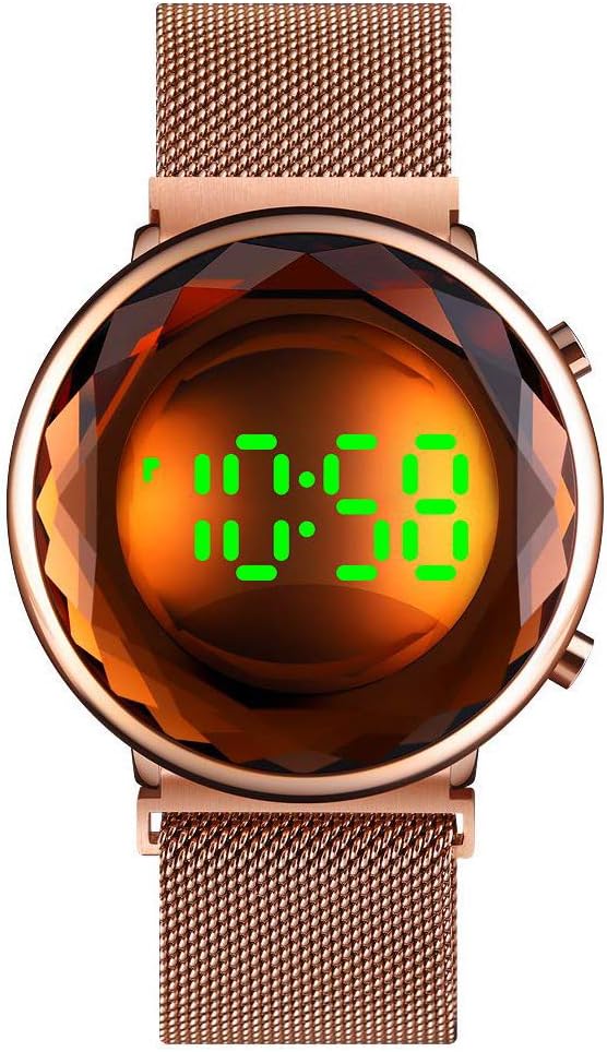 Gosasa Creative Digital Watch for Women Stainless Steel LED Fashion Simple Magnetic Buckle INS Stylish Wristwatch1640