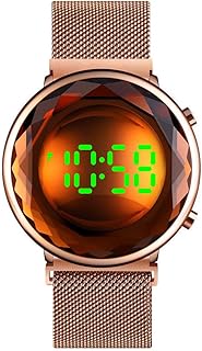 Creative Digital Watch for Women Stainless Steel LED Fashion Simple Magnetic Buckle INS Stylish Wristwatch1640