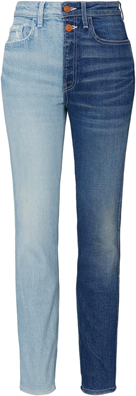 Jordache Womens Half and Half Jeans