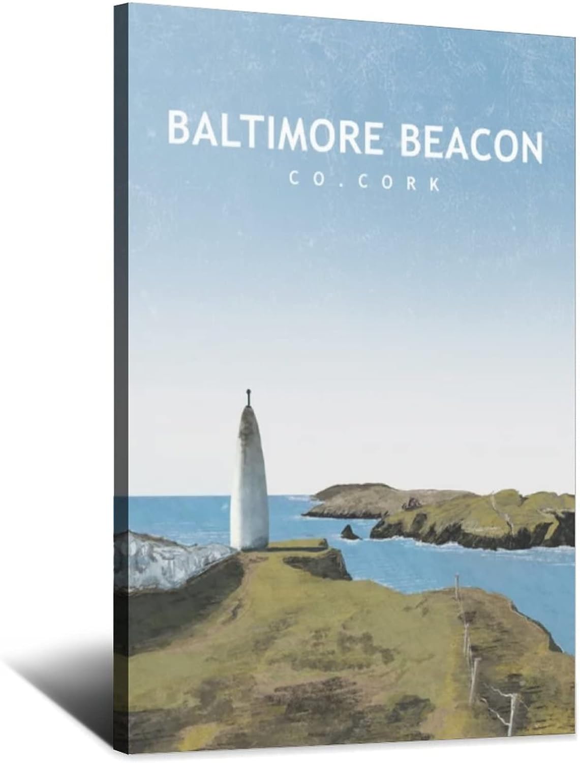 Vintage Travel Posters Ireland Baltimore Beacon Canvas Art